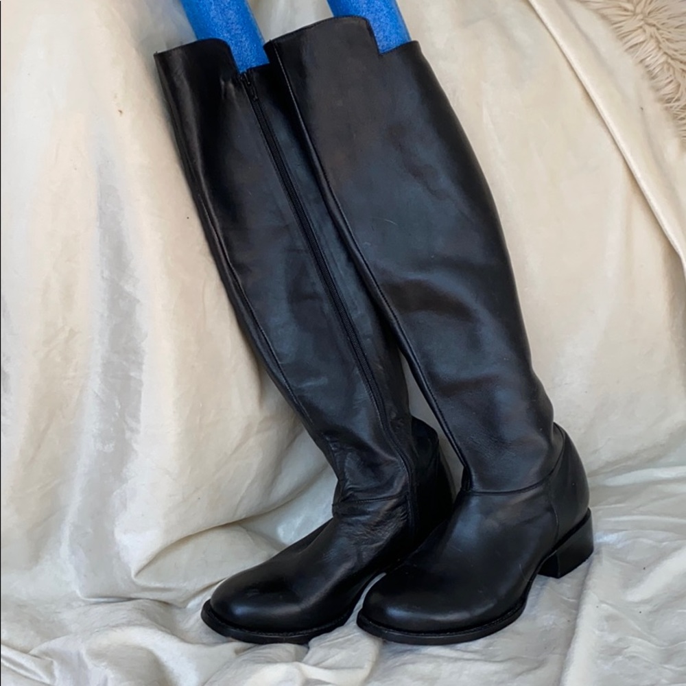 Over the knee riding boots